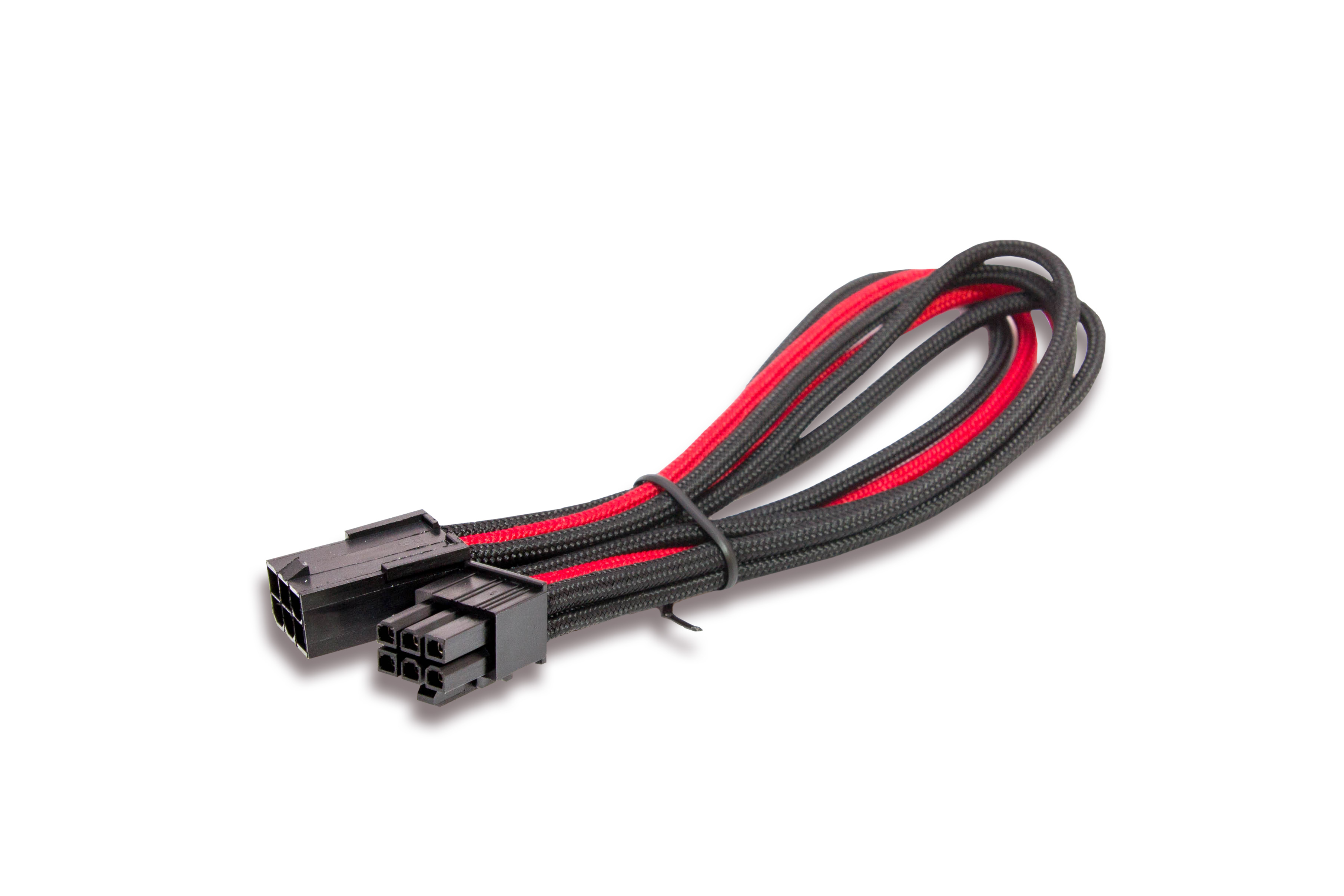CAVO PROLUNGA SLEEVATO ITEK PCIe 6P BLACK/RED