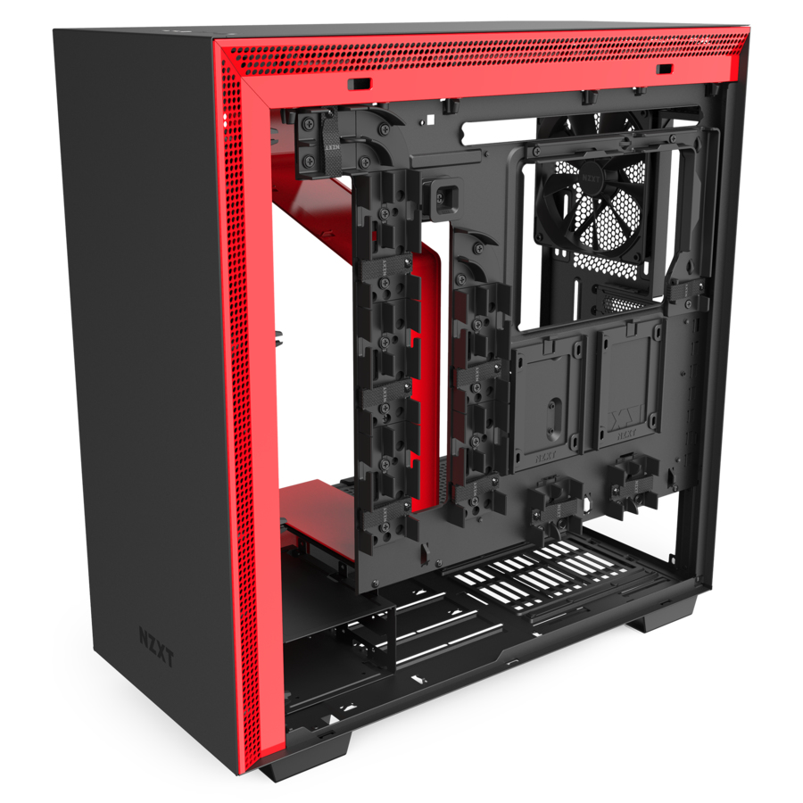 CASE NZXT H710 BLACK/RED