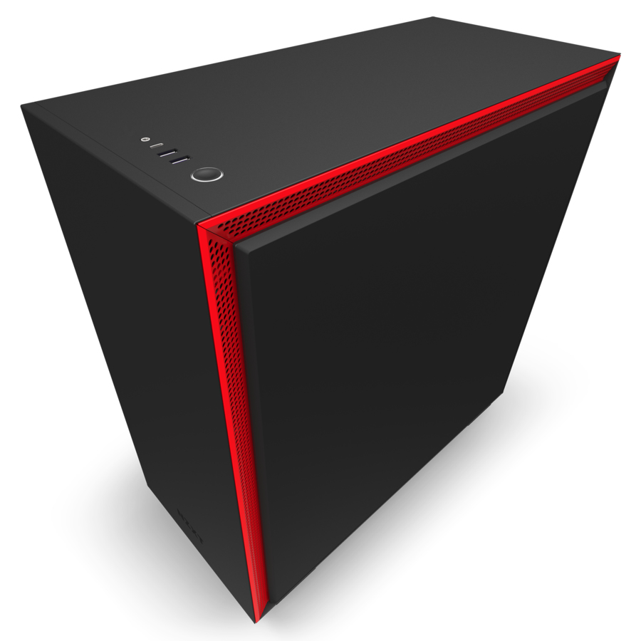 CASE NZXT H710 BLACK/RED