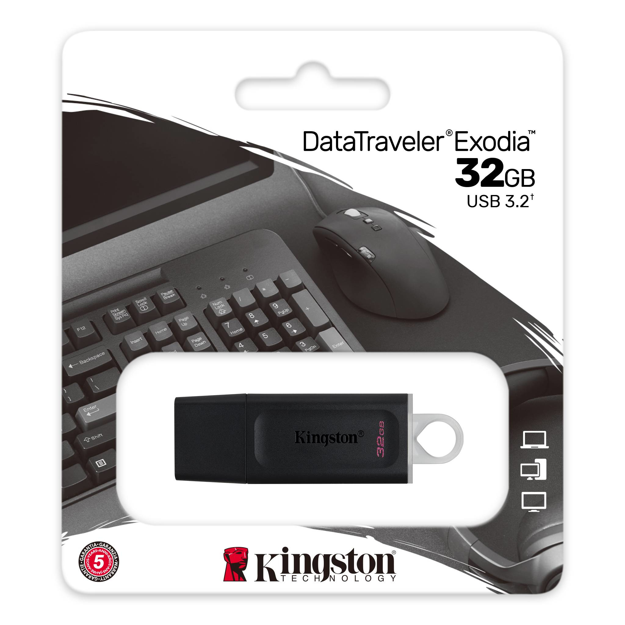 PEN DRIVE KINGSTON DTX/32GB EXODIA USB 3.2