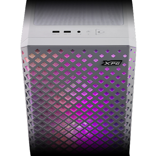 CASE ADATA XPG DEFENDER PRO ARGB VETRO ALLUMINIO WHITE