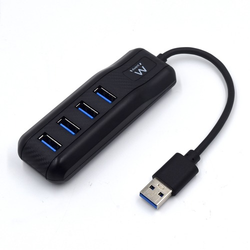 HUB USB 3.0 EWENT 4P BLU