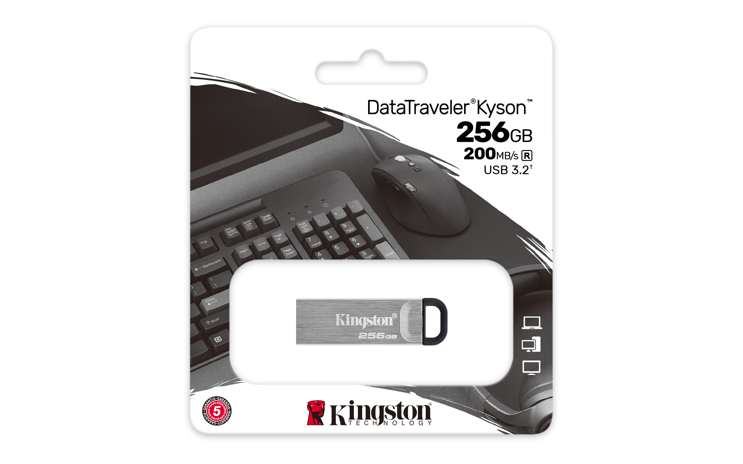 PEN DRIVE KINGSTON DTKN/256GB KYSON USB 3.2
