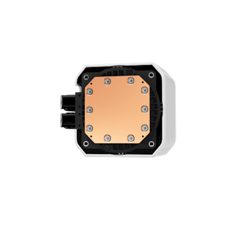 DEEPCOOL MYSTIQUE 360 ARGB LCD 2.8" WHITE 360mm - immagine 2