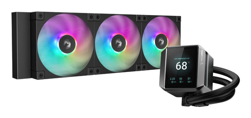 DEEPCOOL MYSTIQUE 360 ARGB LCD 2.8" BLACK 360mm