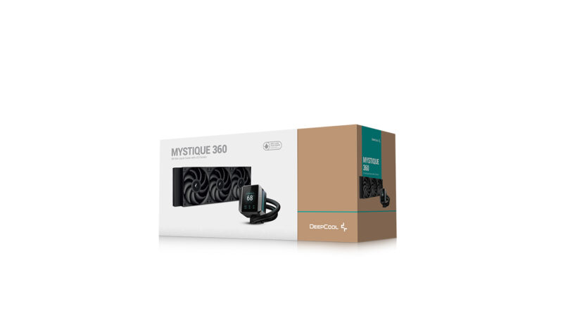 DEEPCOOL MYSTIQUE 360 LCD 2.8" BLACK 360mm - immagine 3
