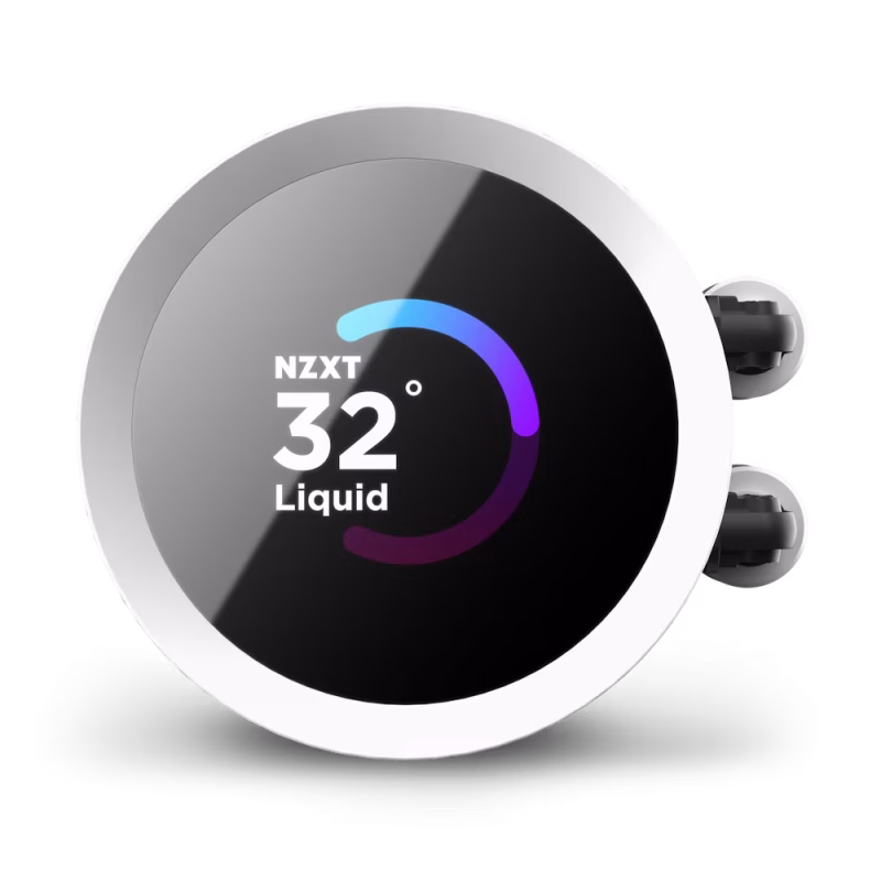 NZXT KRAKEN 360mm LCD ARGB WHITE - immagine 2