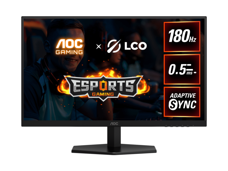 Monitor 27" AOC 27G42E IPS 180Hz Full HD 1ms Adaptive Sync HDMI/DisplayPort - immagine 2