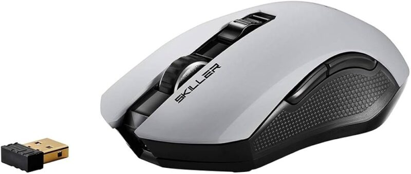 MOUSE SHARKOON SKILLER SGM3 WIFI 6000Dpi WHITE - immagine 2