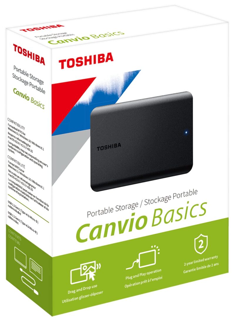 TOSHIBA CANVIO BASICS 4TB 2.5" USB 3.0