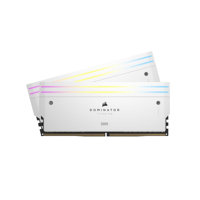 CORSAIR 2X16GB DOMINATOR TITANIUM DDR5 6400 CL32 WHITE