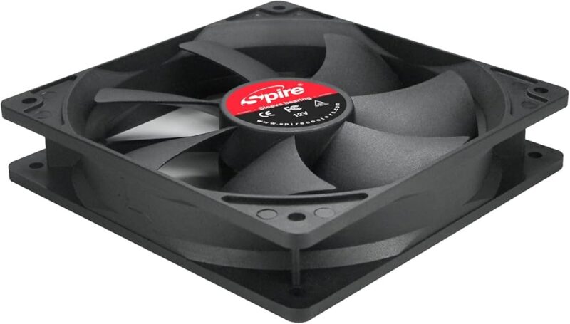 SPIRE FAN 12X12 BLACK