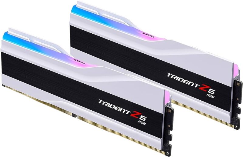 G.SKILL 2X16GB Trident Z5 RGB DDR5 6400 C32 WHITE - immagine 2