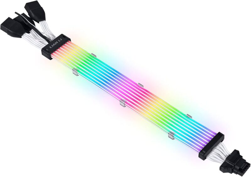 LIAN LI STRIMER PLUS V2 12VHPWR  3X8P A 16P 12 STRISCE LED 335mm