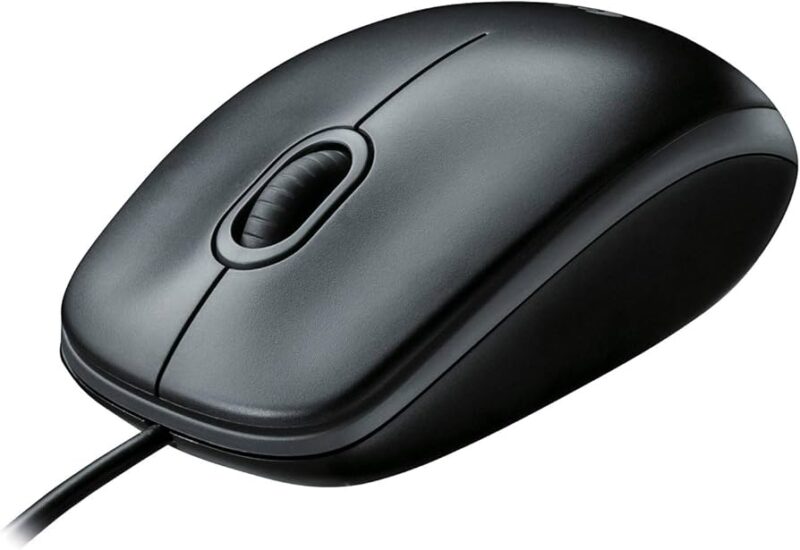 MOUSE LOGITECH B100 BLACK USB 2.0