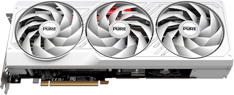 SAPPHIRE PURE RADEON RX 7800 XT 16GB GAMING OC WHITE - immagine 2