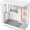 CASE NZXT H6 FLOW RGB WHITE - immagine 4