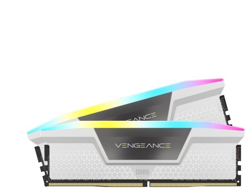 CORSAIR 2X16GB VENGEANCE RGB DDR5 6000 CL36 WHITE