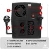 UPS ATLANTIS 2200VA/1200W LINE INTERACTIVE - immagine 2