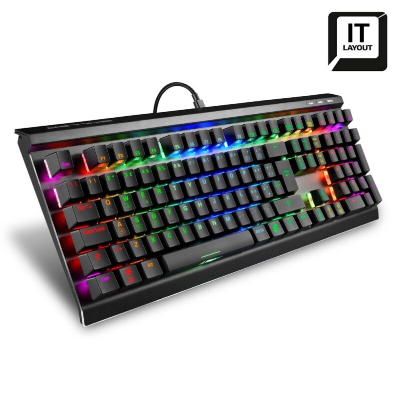 TASTIERA SHARKOON SKILLER RGB SGK60 RED SWITCH