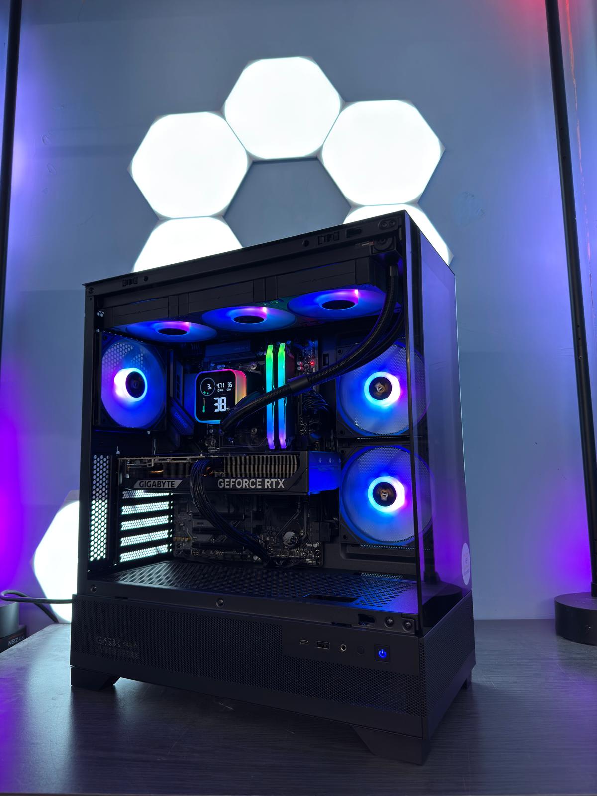GeB GAMING EXTREME AMD BLACK -  RTX 5070 - immagine 3