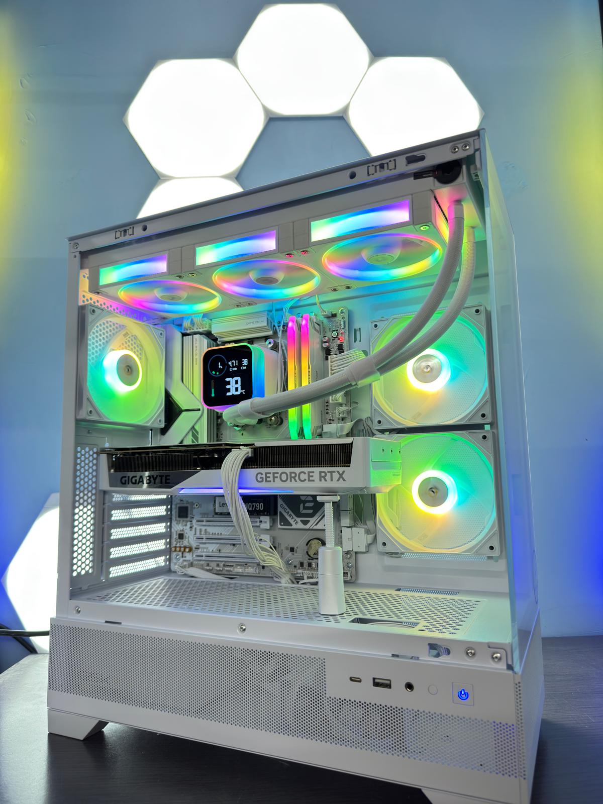 GeB GAMING EXTREME AMD WHITE -  RTX 5070 - immagine 2