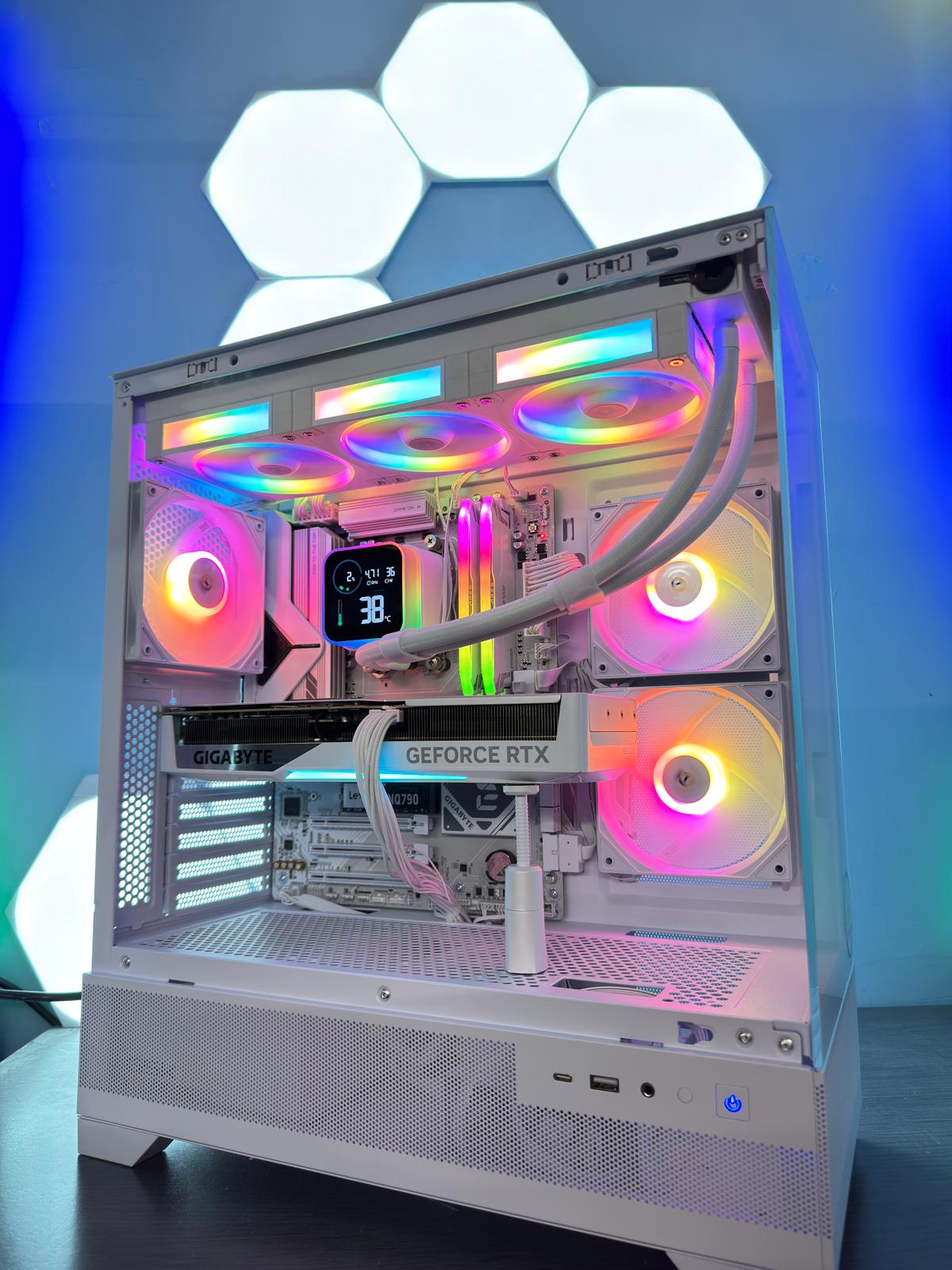 GeB GAMING EXTREME AMD WHITE -  RTX 5070 - immagine 4