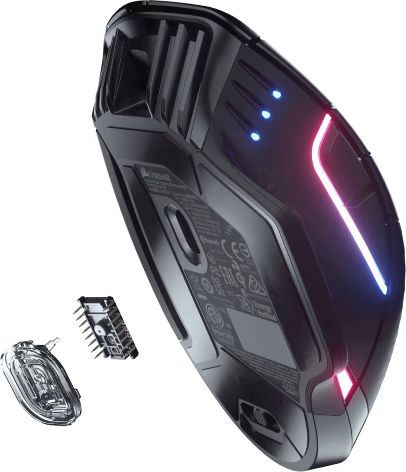 Mouse Corsair Dark Core Pro SE RGB 18000 DPI 8 Tasti Wireless/BT PC/Xbox One "Corsair Renewed" - immagine 2