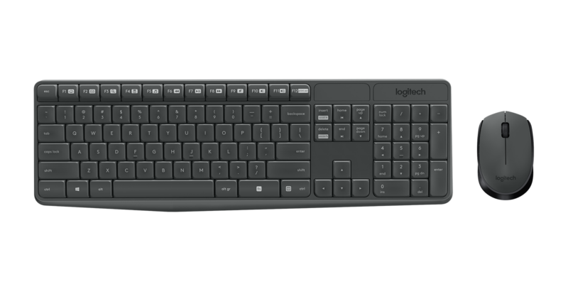KIT TASTIERA LOGITECH  MK235 WIRELESS