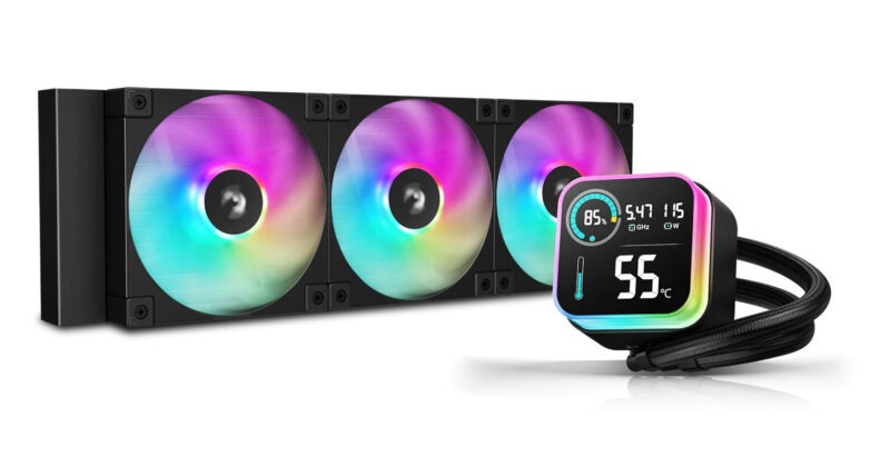 DEEPCOOL LQ360 LCD 2.8"  ARGB BLACK 360mm