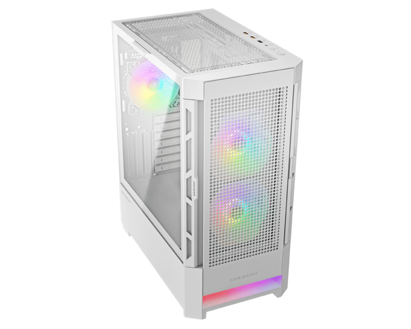CASE COUGAR AIRFACE RGB WHITE ATX - immagine 3