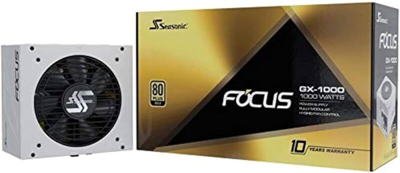 ALIMENTATORE SEASONIC FOCUS+ 1000W GX-1000 80+ GOLD WHITE