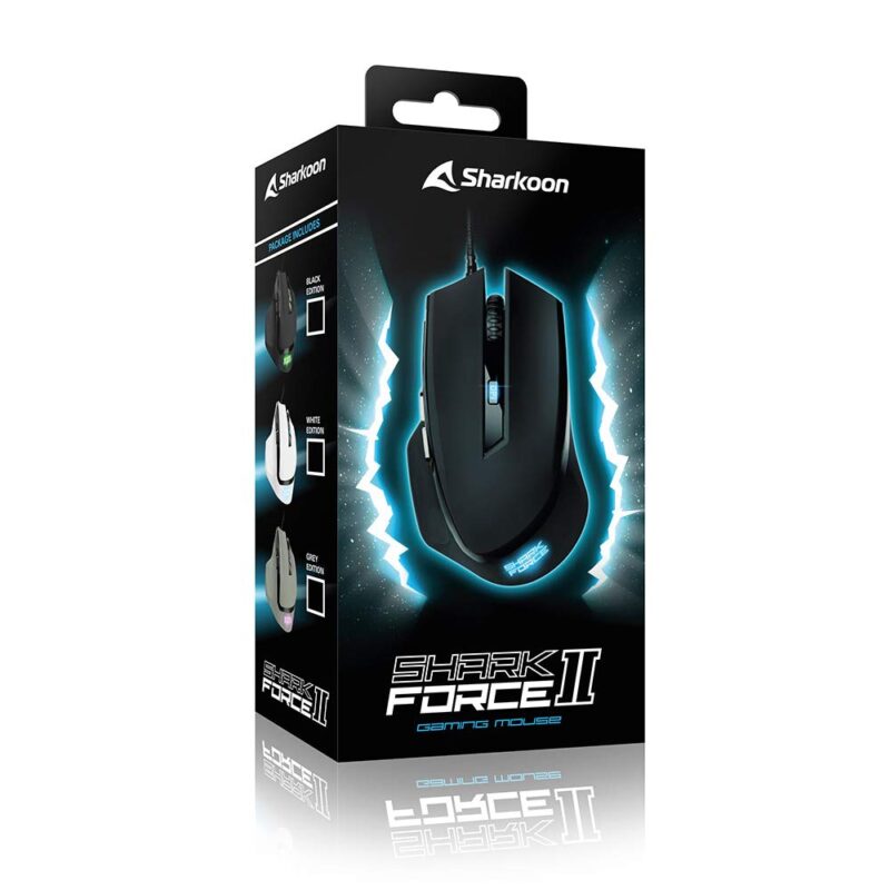 MOUSE SHARKOON SHARK FORCE II  BLACK