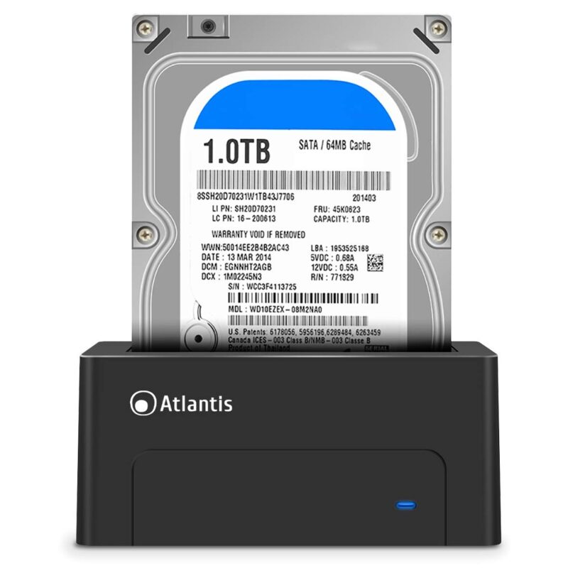 DOCKING STATION ATLANTIS A06-DK42  2.5" USB 3.0 - immagine 4