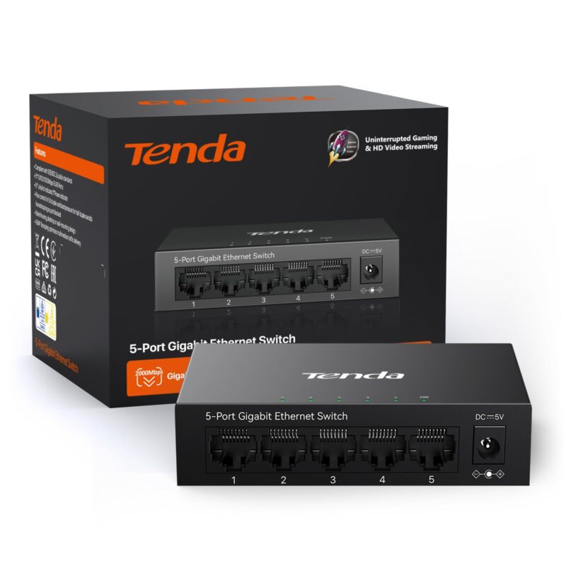 SWITCH TENDA 5P 10/100/1000 RJ45