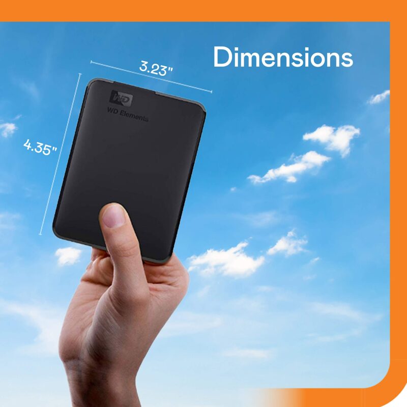 WESTERN DIGITAL ELEMENTS 5TB 2.5" USB 3.0 - immagine 3