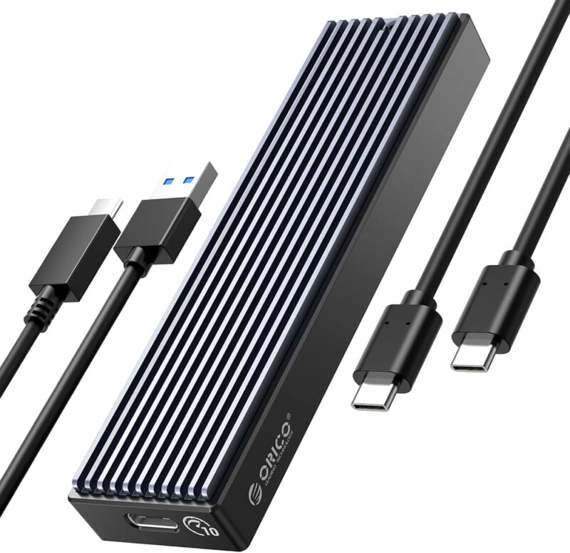 BOX ORICO M.2 Nvme AM2C3-G2-GY-BP  BLACK TYPE-C 10Gbps