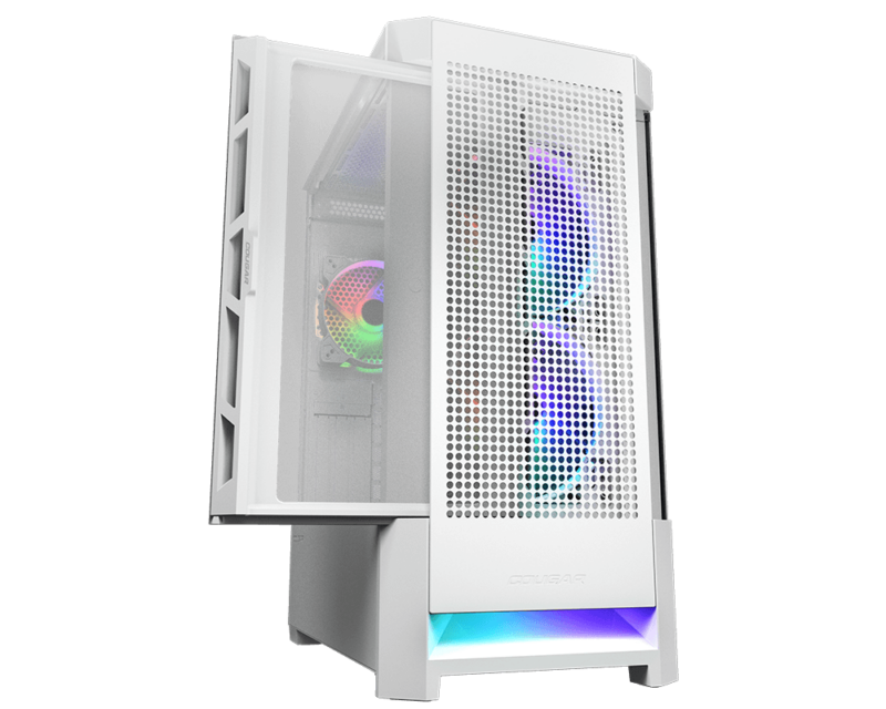 CASE COUGAR AIRFACE RGB WHITE ATX - immagine 2