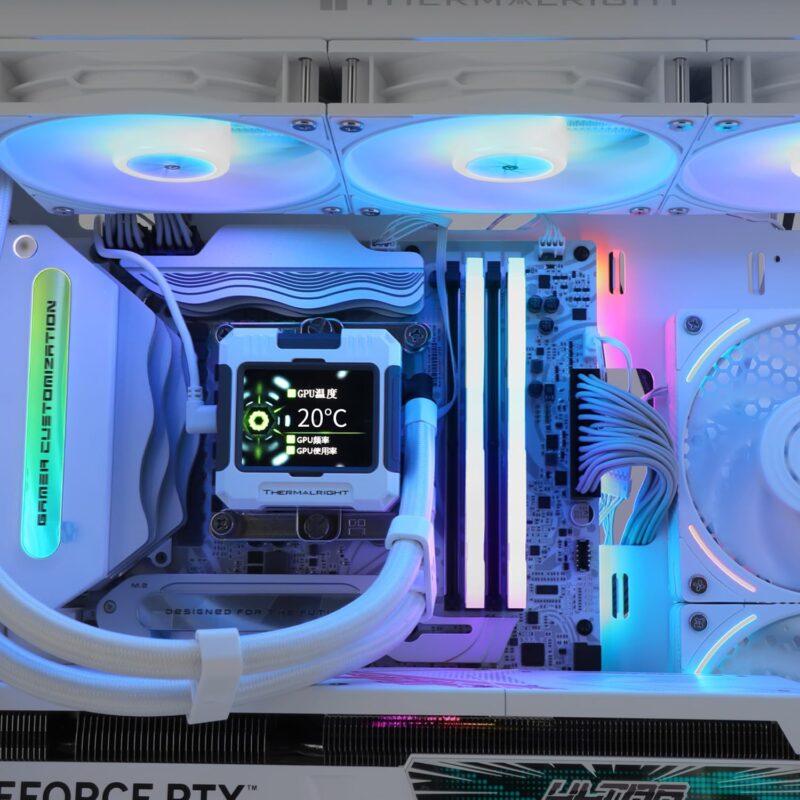 THERMALRIGHT FROZEN WARFRAME 360 LCD ARGB BLACK 360mm - immagine 2