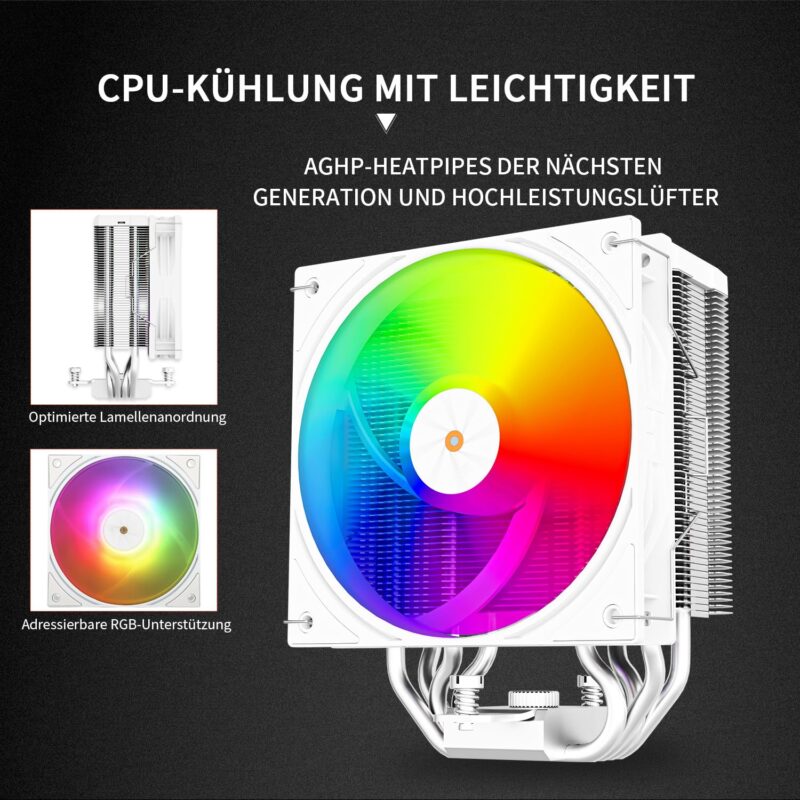 THERMALRIGHT ASSASIN X 120 R DIGITAL ARGB WHITE - immagine 3