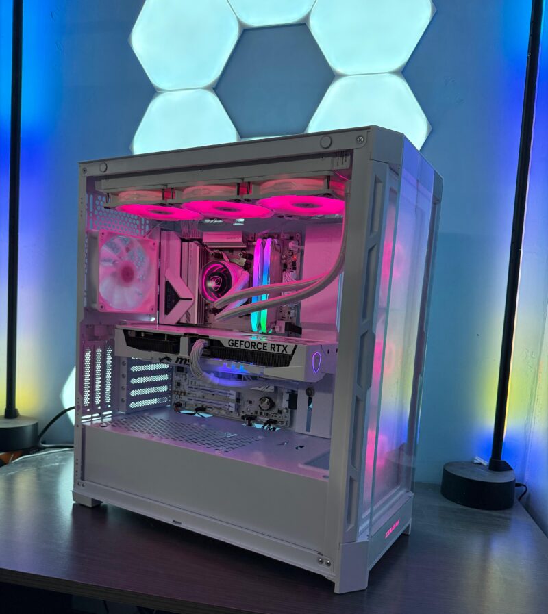 GeB GAMING DROMBO  - RTX 5080 - WHITE - immagine 4