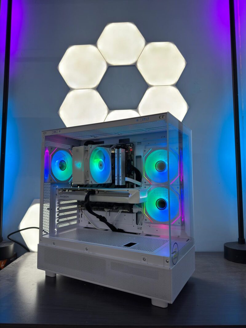 GeB GAMING TINY WHITE - RX 9060 XT 16GB - immagine 4