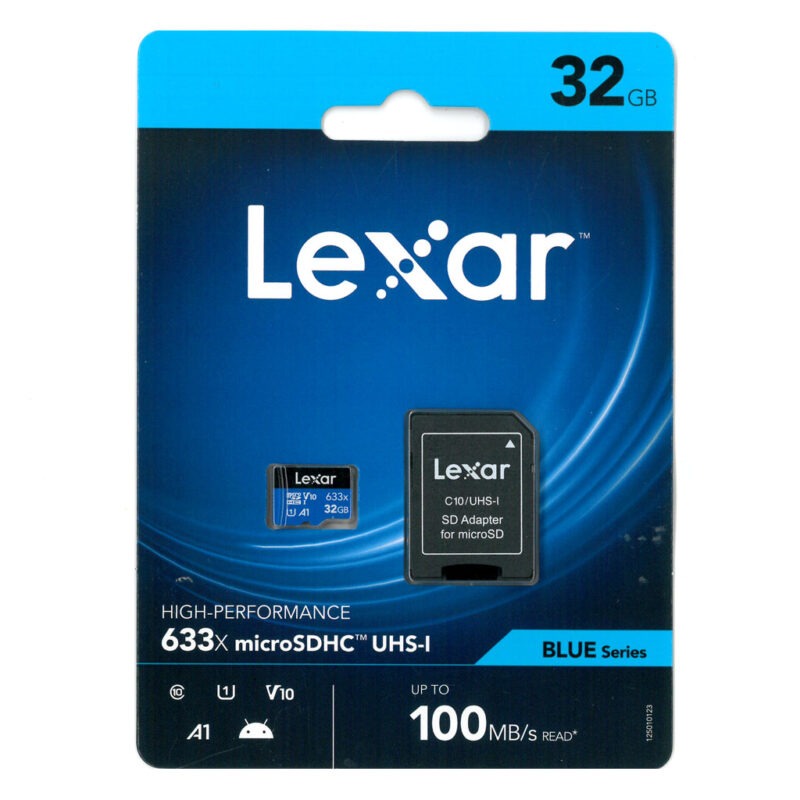 MICRO SD LEXAR 32GB HC 10 UHS-I 633X
