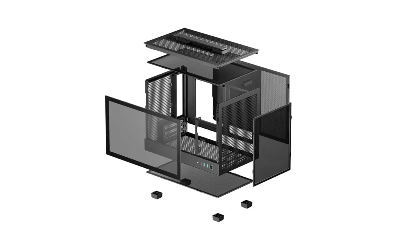 CASE DEEPCOOL CH160  BLACK m-ITX - immagine 3