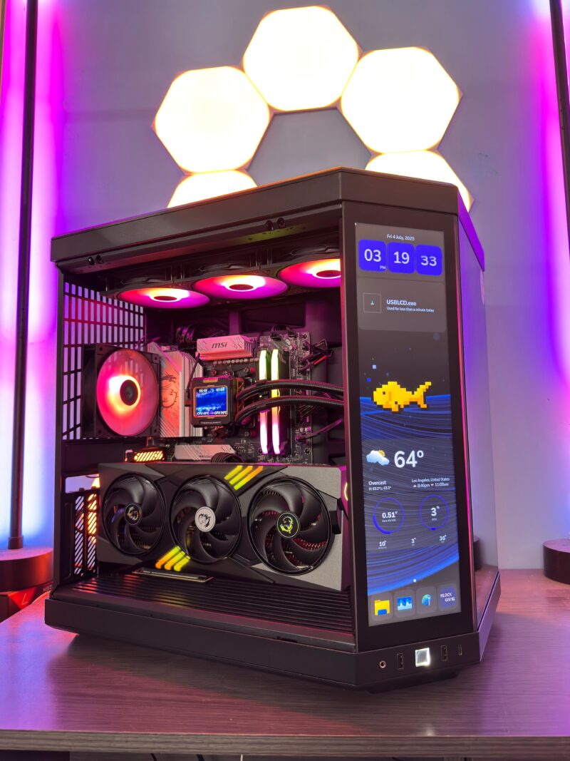 GeB GAMING LIBERTY  BLACK - RTX 5070 - immagine 3