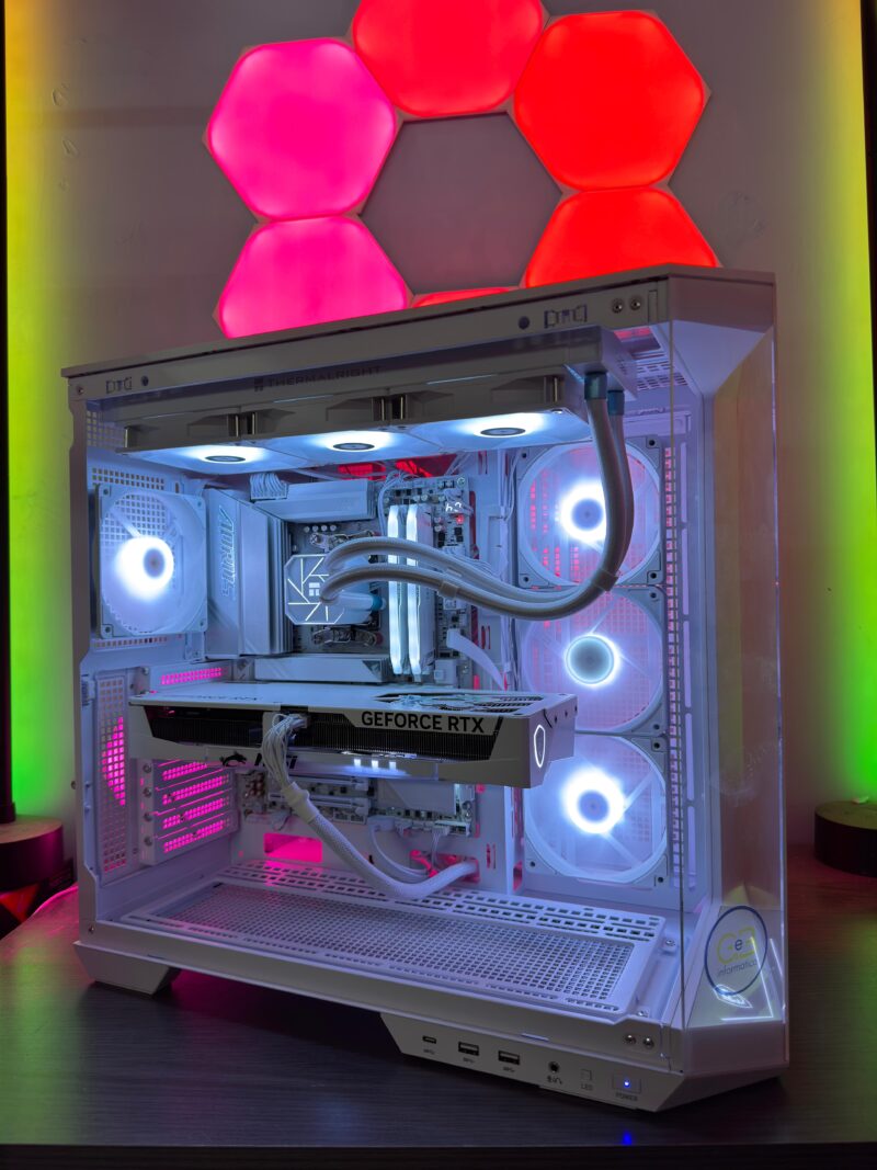 GeB GAMING WHITE PEARL - RTX 5070  - PRONTA CONSEGNA - immagine 3