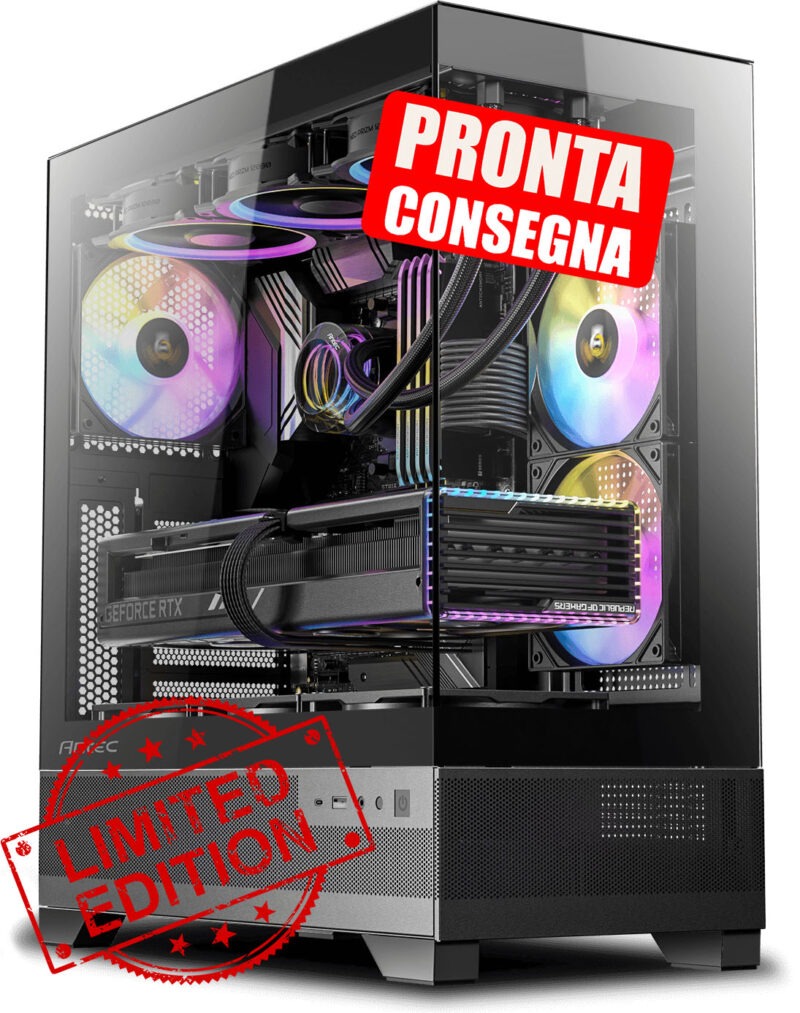 GeB GAMING BLACK PEARL - RTX 5070  - PRONTA CONSEGNA