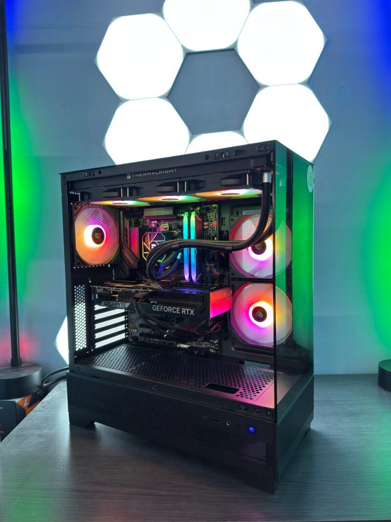 GeB GAMING SCHOOL RIG BLACK - RTX 5070 - immagine 3