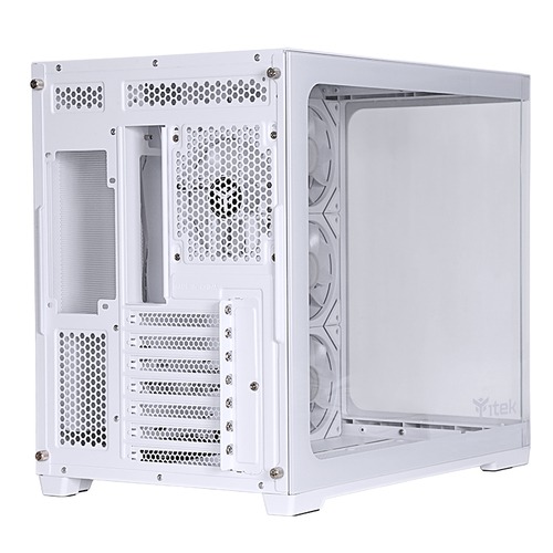 CASE ITEK DARK CAVE CURVE ARGB WHITE USB 3.0 ATX - immagine 5