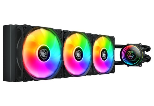 COUGAR POSEIDON ELITE 360 ARGB BLACK 360mm - immagine 2